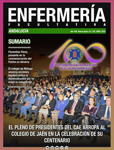 Consejo Andaluz de Colegios de Enfermería - CAE - Revista Enfermería Facultativa número 223 - Edición Andalucía