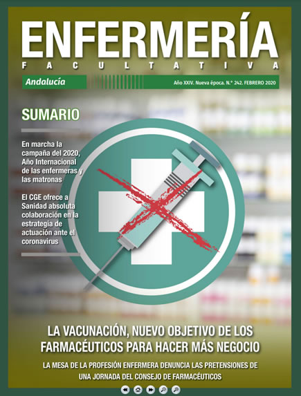 Consejo Andaluz de Colegios de Enfermería - CAE - Revista Enfermería Facultativa número 242 - Edición Andalucía