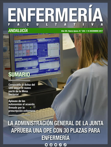 Consejo Andaluz de Colegios de Enfermería - CAE - Revista Enfermería Facultativa número 220 - Edición Andalucía