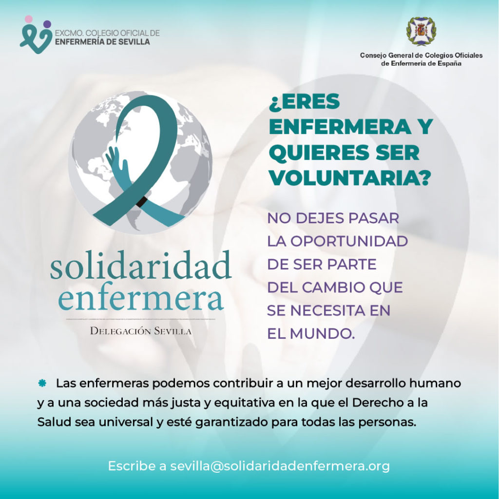 Consejo Andaluz de Colegios de Enfermería - Nace Solidaridad Enfermera Sevilla para mejorar la salud de las personas más vulnerables en la provincia